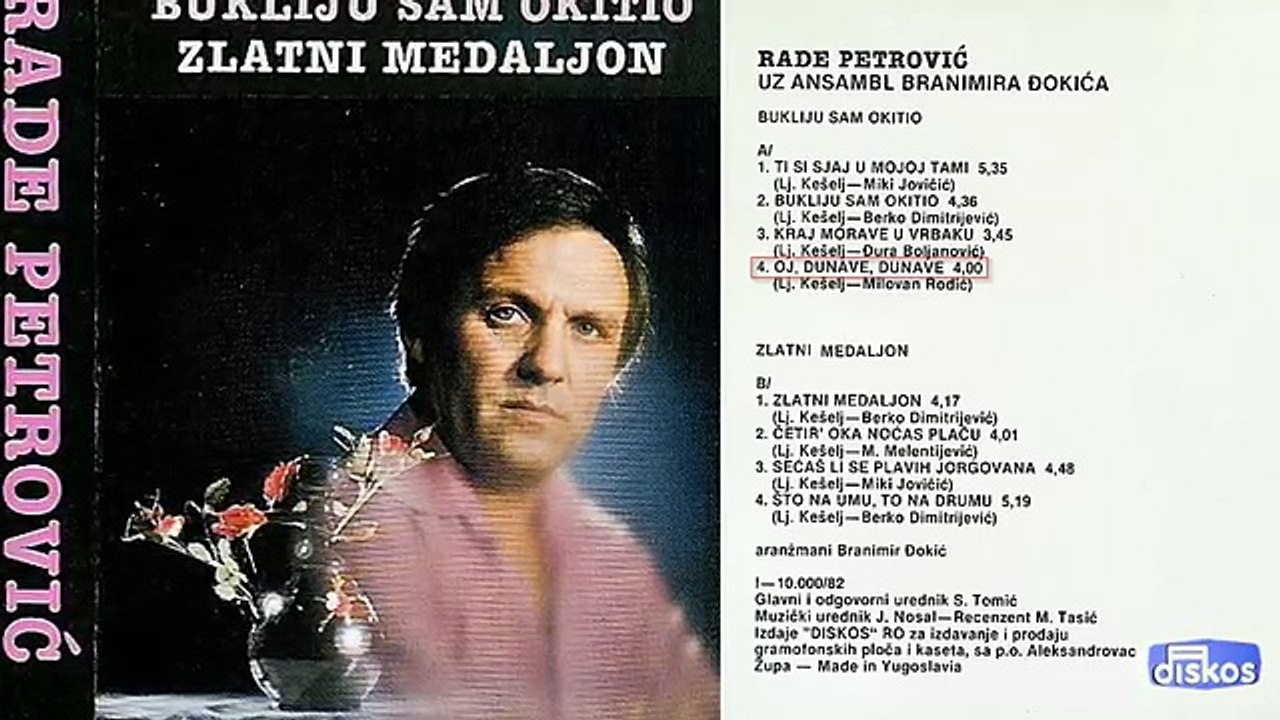 Rade Petrovic - Oj, Dunave, Dunave