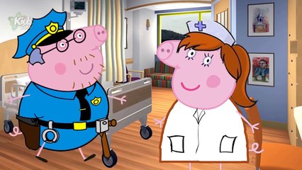 ✓ Doctor Peppa Pig heals a Peppa Policeman | Monster Trucks for Children. New and Full Episodes 2016