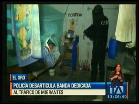 Policía desarticula banda dedicada al tráfico de migrantes