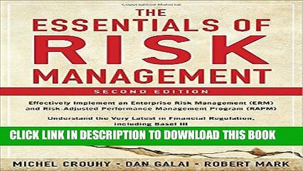 [PDF] The Essentials of Risk Management, Second Edition Full Online