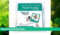 different   ASL Flash Cards - Quick Start Pack - Learn Fun, Useful Signs with Vinyl Storage Pouch