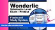 complete  Flashcard Study System for the Wonderlic Scholastic Level Exam - Pretest: Wonderlic Exam
