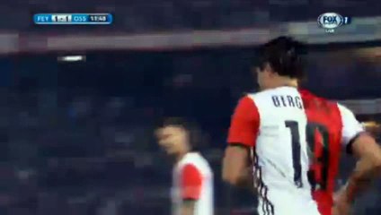 Steven Berghuis  GOAL HD Feyenoord	1-1	Oss 22.09.2016