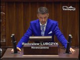 Poseł Radosław Lubczyk - Wystąpienie z dnia 21 wrze�nia 2016 roku.