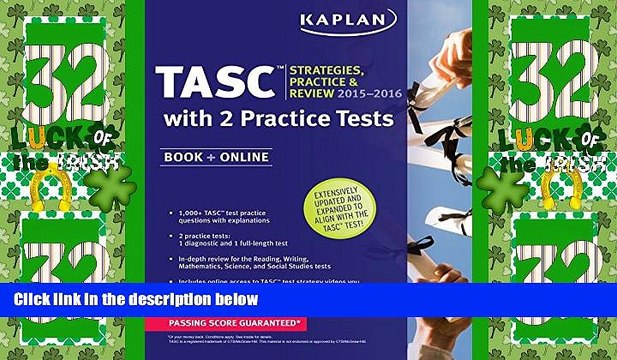 Big Deals Kaplan TASC 2015-2016 Strategies, Practice, and Review with 2 Practice Tests: Book +