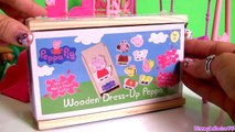 Nurse Peppa Pig Wooden Dress-up Fashion Muddy Puddles Nickelodeon Muñecas de madera para vestir