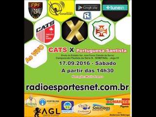ESPORTESNET - CATS 0 x 1 Portuguesa Santista - Paulistão da Série B 2016
