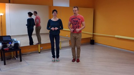 Обучение бачате и сальсе. Урок №1. Базовая постановка корпуса