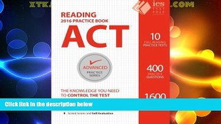 Big Deals  ACT Reading Practice Book (Advanced Practice Series) (Volume 5)  Free Full Read Best