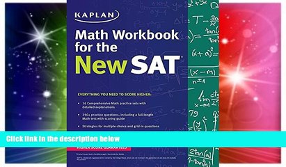 Big Deals  Kaplan Math Workbook for the New SAT (Kaplan Test Prep)  Free Full Read Most Wanted