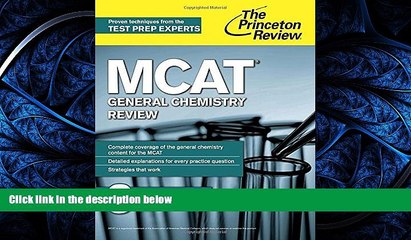 Choose Book MCAT General Chemistry Review: New for MCAT 2015 (Graduate School Test Preparation)