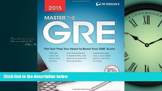 For you Master the GRE 2015
