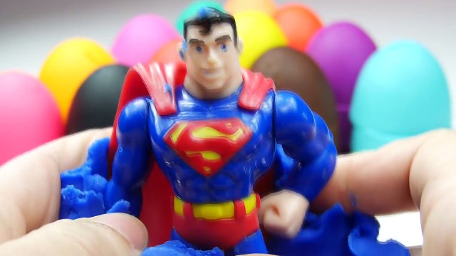 LEARN COLORS for Kids w/ Play Doh Surprise Eggs Spiderman Minnie Mouse Angry Birds Minions Robocar