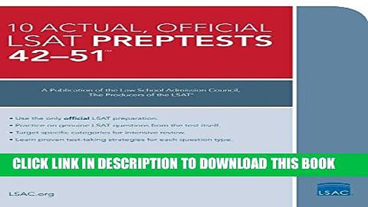 [PDF] The 10 Actual, Official LSAT PrepTests 42-51 Full Colection