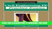 New Book Civil Engineering PE Practice Exams: Breadth and Depth