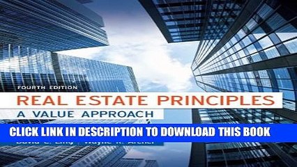 [PDF] Real Estate Principles: A Value Approach Full Online