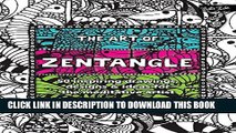 Collection Book The Art of Zentangle: 50 inspiring drawings, designs   ideas for the meditative