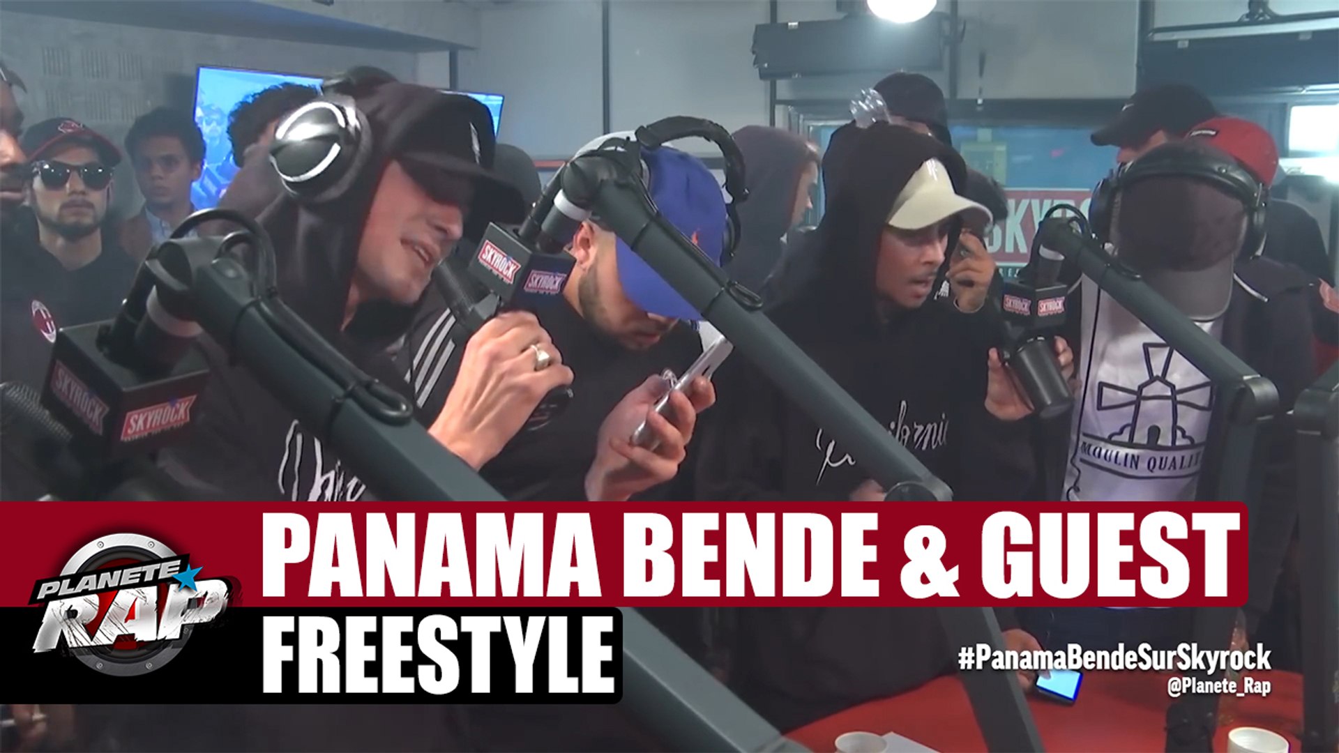 ⁣Freestyle du Panama Bende & Guest dans Planète Rap