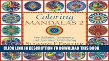 Collection Book Coloring Mandalas 2: For Balance, Harmony, and Spiritual Well-Being (An Adult