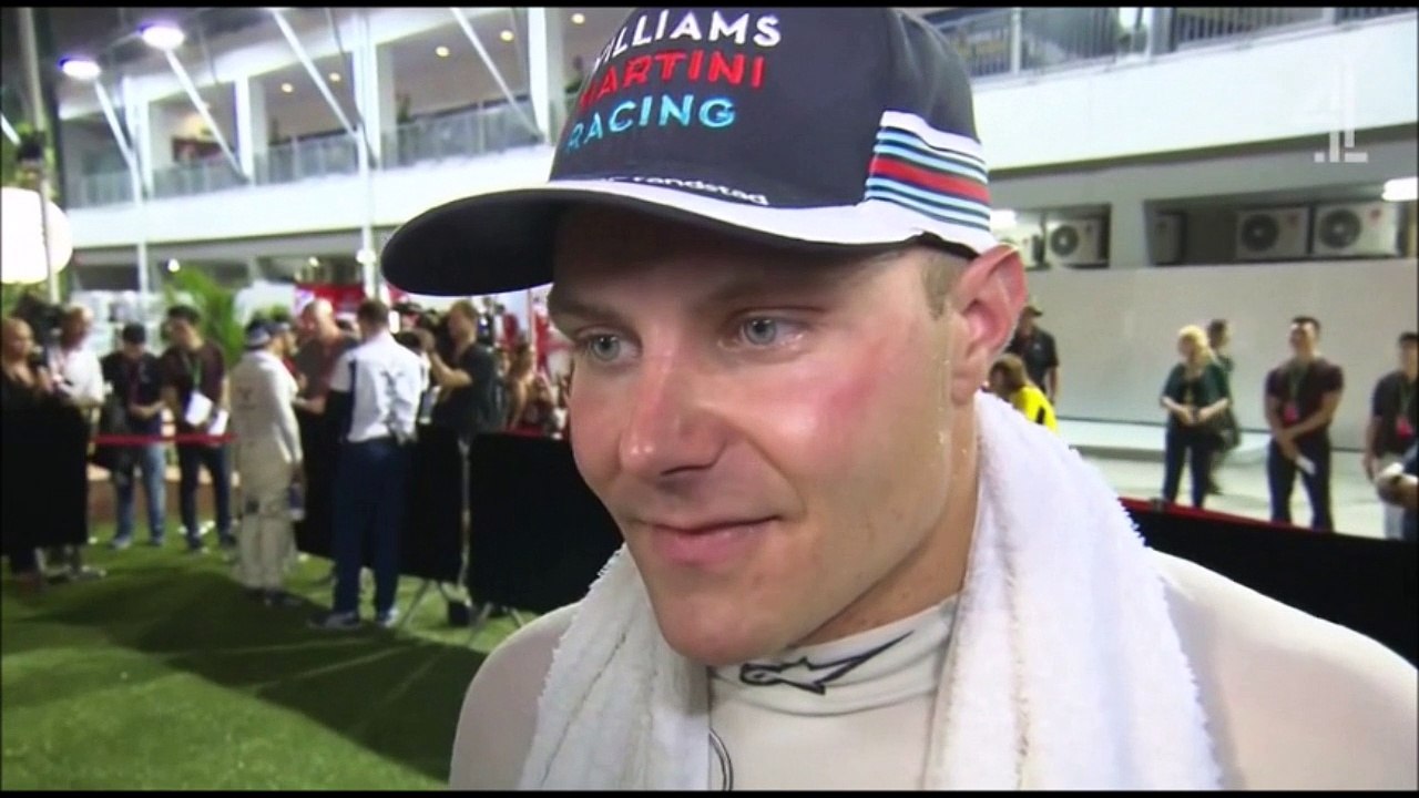 C4F1: Valtteri Bottas Post Qualifying Interview (2016 Singapore Grand Prix)