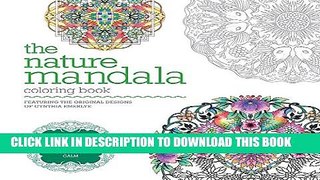 New Book The Nature Mandala Coloring Book