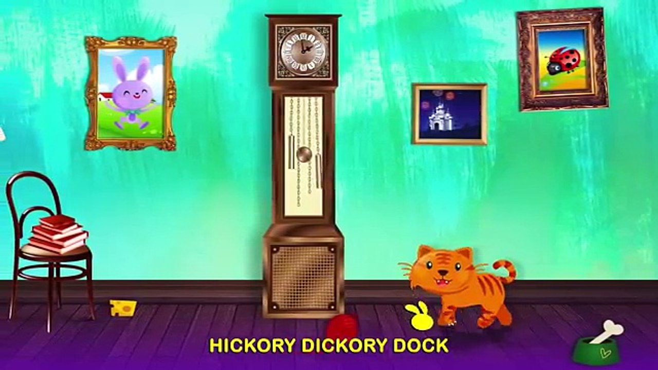 Hickory Dickory Dock - Purple Bunny Nursery Rhymes