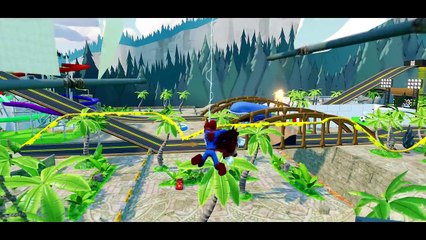 MCQUEEN CARS COLORS Fun with Spiderman & Mickey Mouse + Nursery Rhymes Songs for Kids