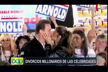 Recuento de millonarios divorcios de las celebridades