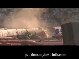 Collision Creates an Explosion of Men and Motorcycle P