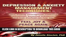 New Book Depression and Anxiety Management Techniques: How treating unrecognized nutritional