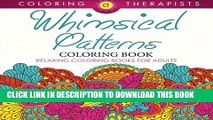 Collection Book Whimsical Patterns Coloring Book - Relaxing Coloring Books For Adults