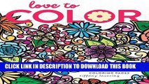 Collection Book Love to Color: Petals, Patterns and Doodles Coloring Pages