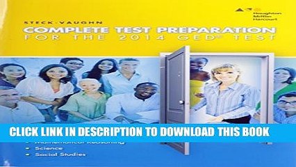 [PDF] Steck-Vaughn GED: Complete Preparation 2014 Full Online