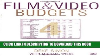 Collection Book Film   Video Budgets