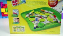 Crayola Color Wonder Mess Free Art Desk with Fun Lion Monkey Snake Animal Shape Stamps!