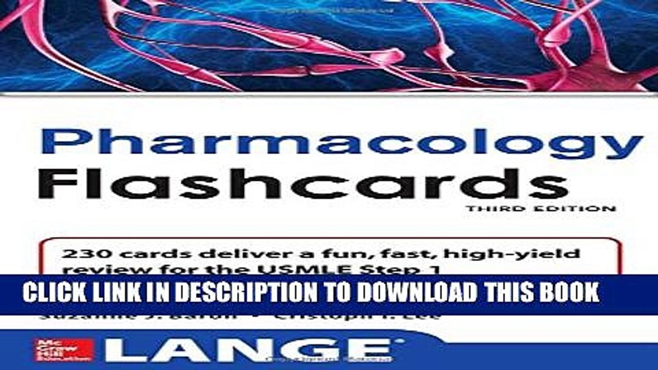 [PDF] Lange Pharmacology Flash Cards, Third Edition (LANGE FlashCards) Popular Colection