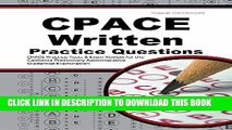 New Book CPACE Written Practice Questions: CPACE Practice Tests   Exam Review for the California