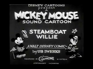 Steamboat Willie - The very first ever Disney cartoon 1928