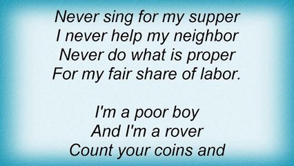 Nick Drake - Poor Boy Lyrics