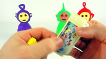 TELETUBBIES Play Doh Surprise Toys Eggs Disney Cars Toys Teletubbies Tinky-Winky,Dipsy,Laa Laa Po