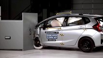 2015 Honda Fit small overlap IIHS crash test