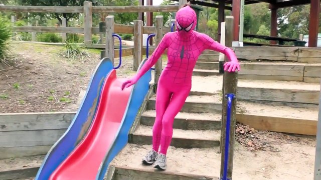 Spidergirl Vs Zombie Ironman w Spiderman Hulk & Joker - Superhero Time Adventures Episode 2_5!-1YtbdZrDprA part 3
