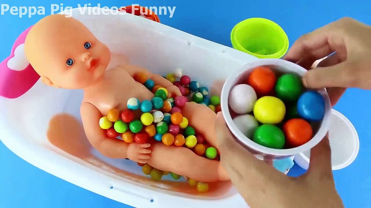 Baby Doll Bubble Gum Bathtime Gumball Candy Bath Playing