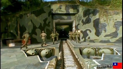 Kinmen Military 240mm Howitzer Cannon Firing