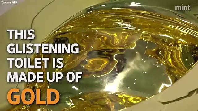 See The Gold Toilet Everyone Is Talking About