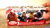 Marvel the Avengers 3D Surprise Eggs Toys Unboxing Zaini same as Chocolate Kinder Huevos Sorpresa