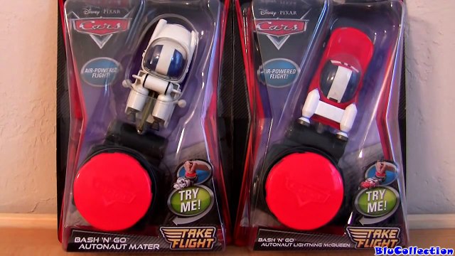 Cars 2 Bash n Go Autonaut Mater w/ Lightning Mcqueen Disney Pixar Cars Toon Moon Mater