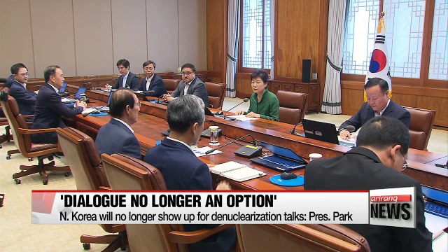 N. Korea will no longer show up for denuclearization talks: President Park