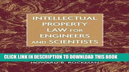 [PDF] Intellectual Property Law for Engineers and Scientists Full Online