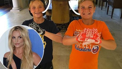 Britney Spears Kids Scare the Sh-- Out Of Her in Silly Prank